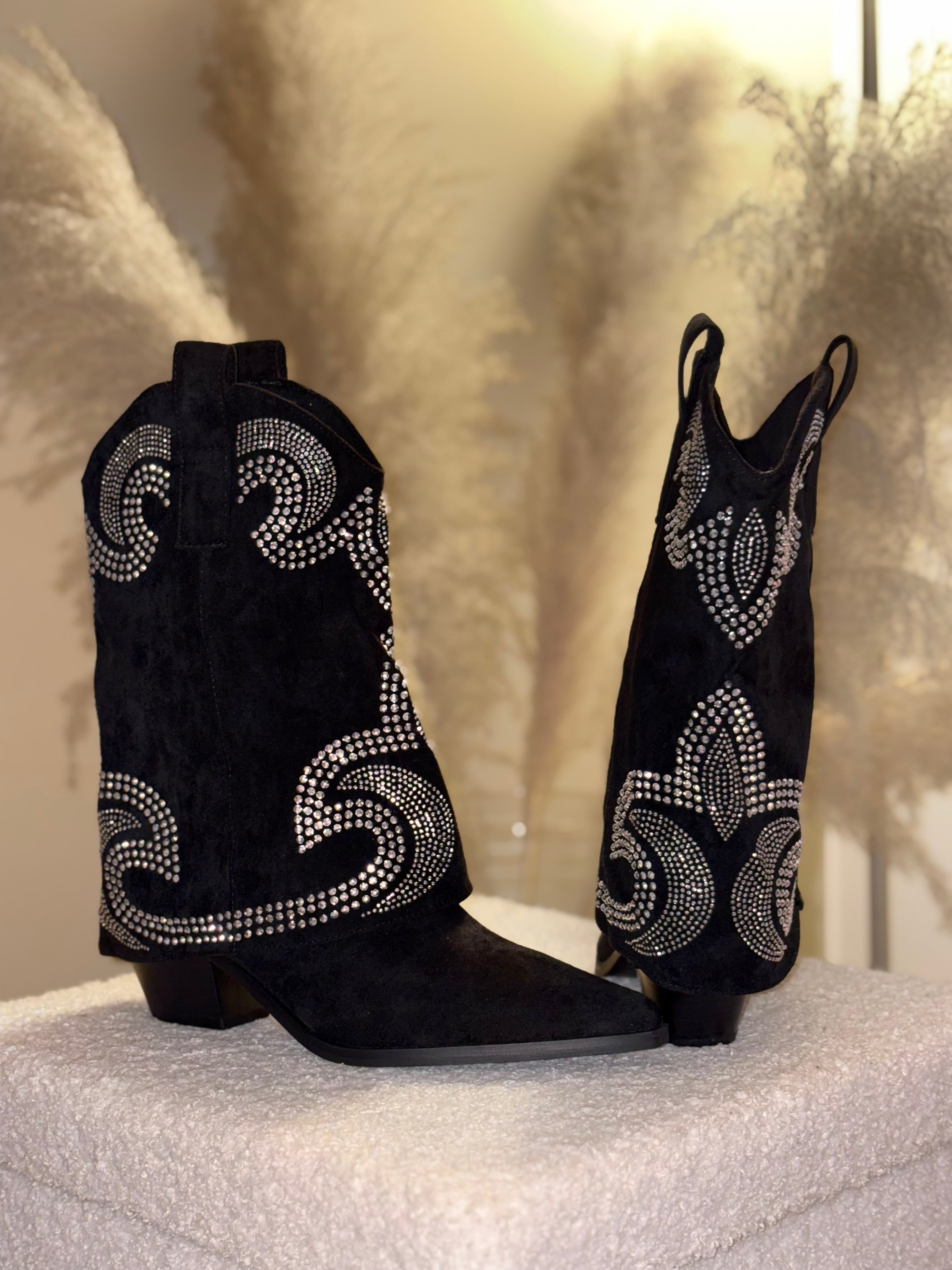 Botte santiag strass