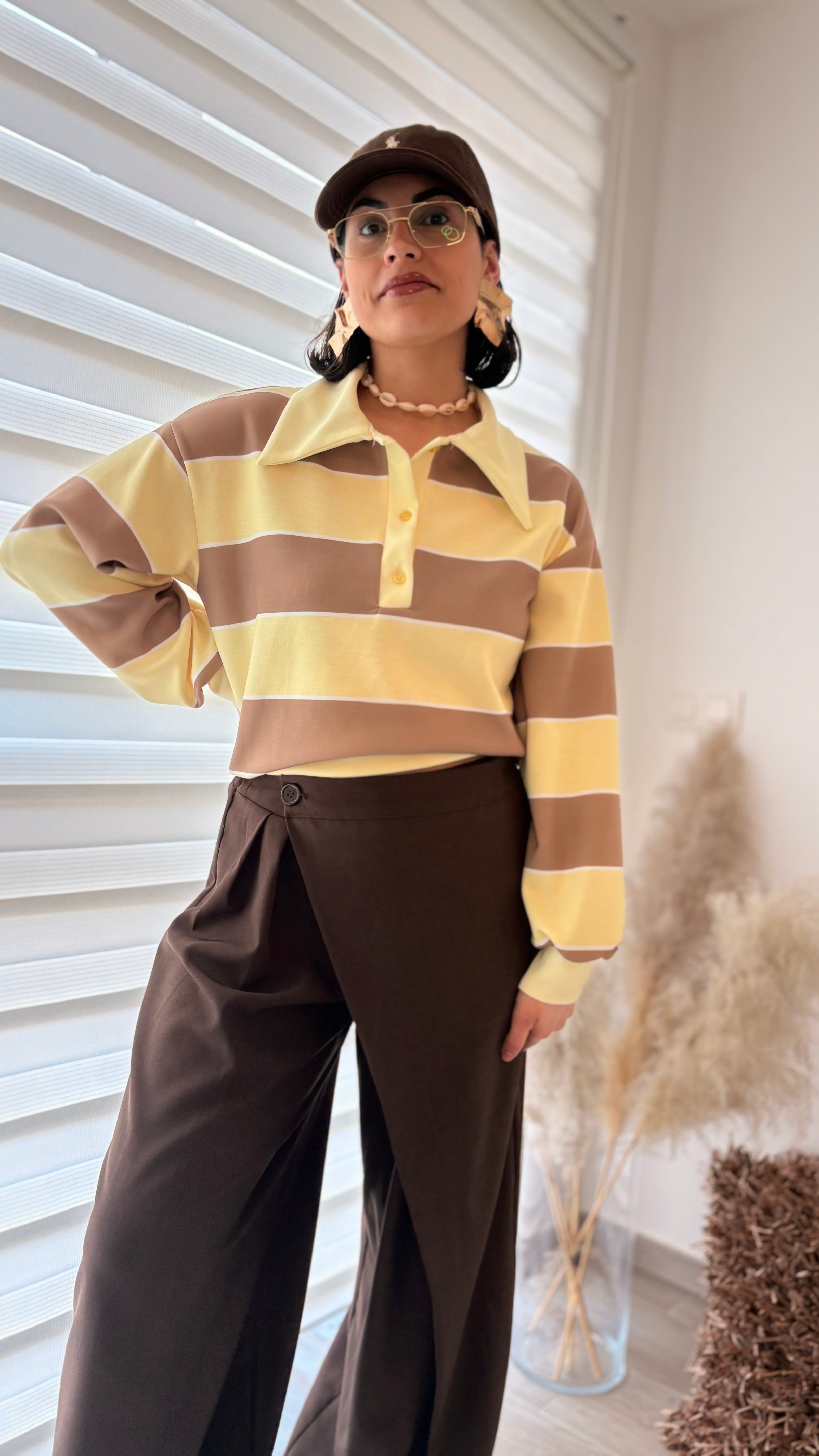 Pantalon ballon asymétrique