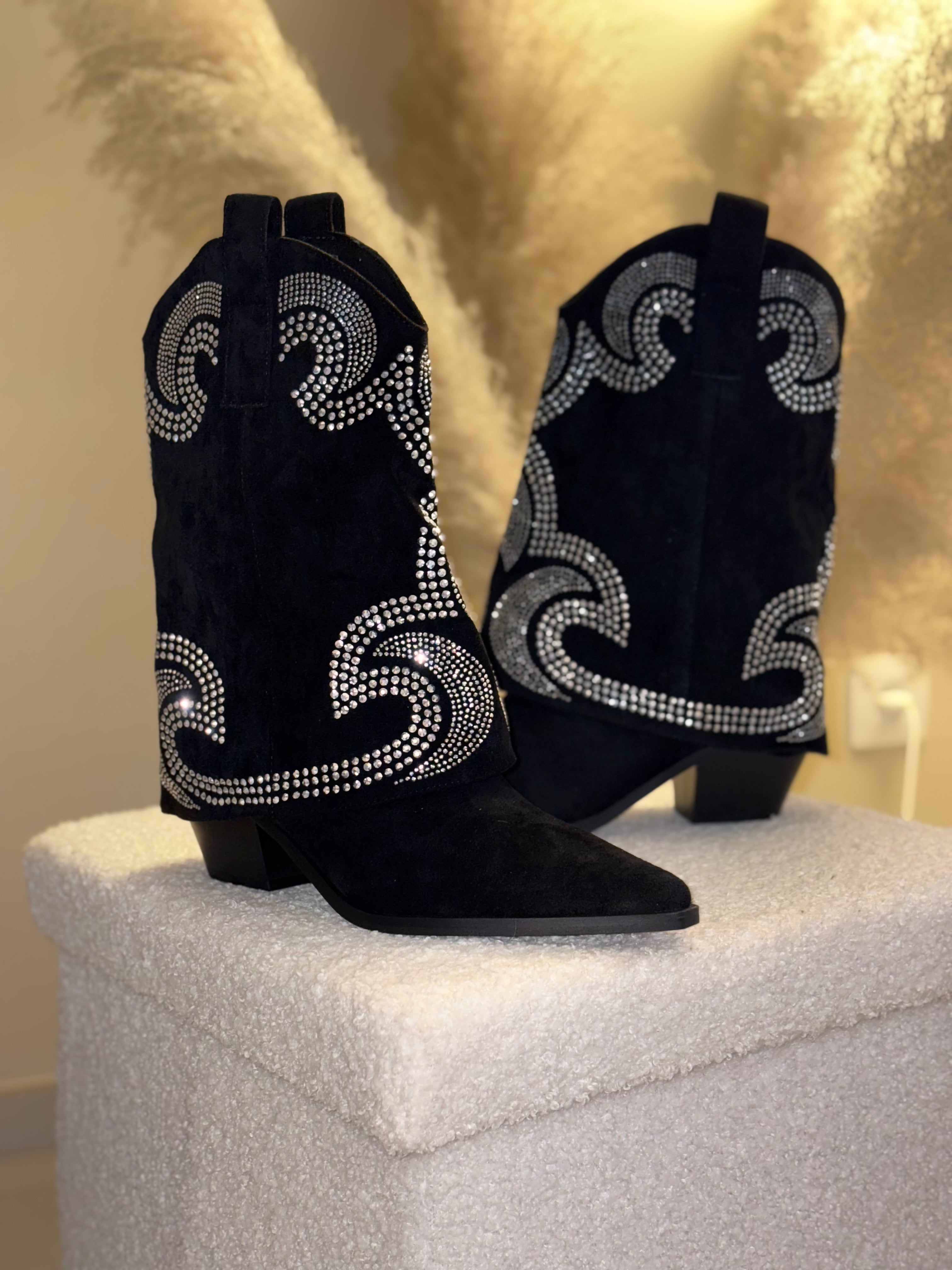 Botte santiag strass