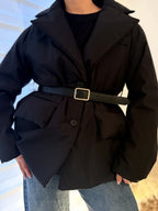 Doudoune avec ceinture