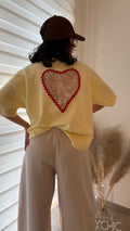 T-shirt cœur dentelle