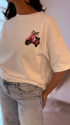 T-shirt Dolce Vita strass