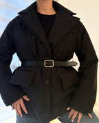 Doudoune avec ceinture