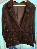 Blazer velours avec strass