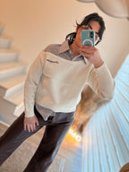 Pull épaule tombante